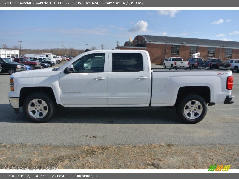 Summit White / Jet Black 2015 Chevrolet Silverado 1500 LT Z71 Crew Cab 4x4