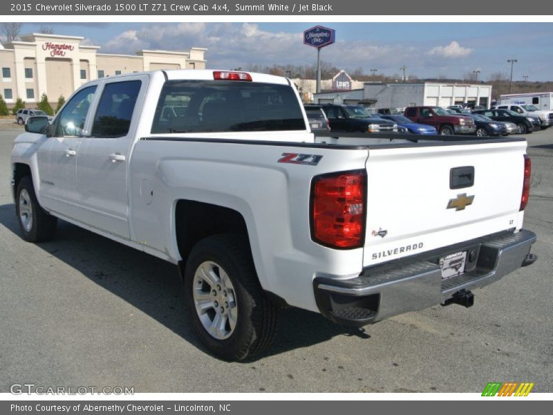 Summit White / Jet Black 2015 Chevrolet Silverado 1500 LT Z71 Crew Cab 4x4