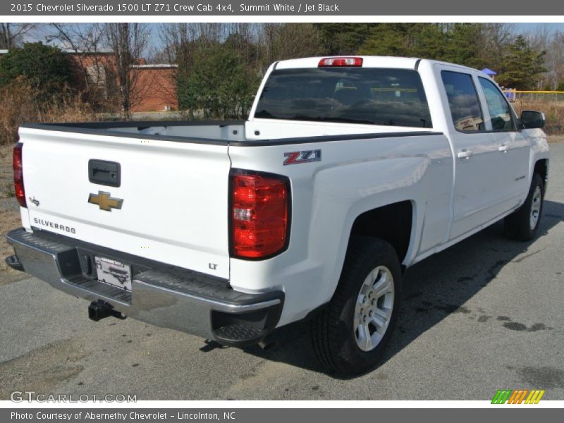 Summit White / Jet Black 2015 Chevrolet Silverado 1500 LT Z71 Crew Cab 4x4