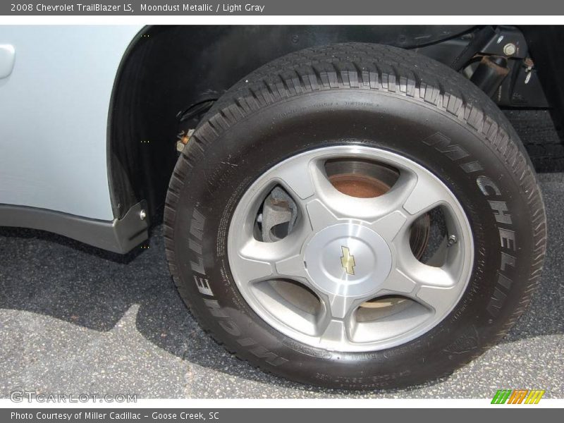 Moondust Metallic / Light Gray 2008 Chevrolet TrailBlazer LS
