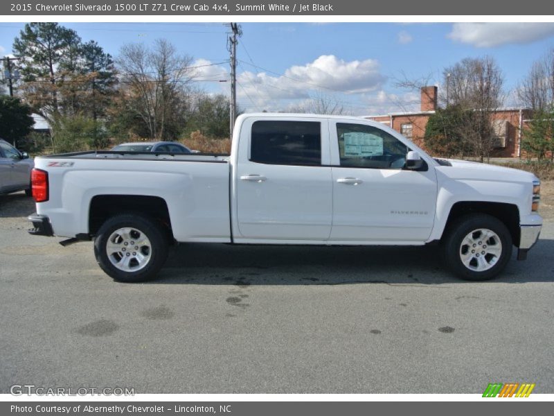 Summit White / Jet Black 2015 Chevrolet Silverado 1500 LT Z71 Crew Cab 4x4