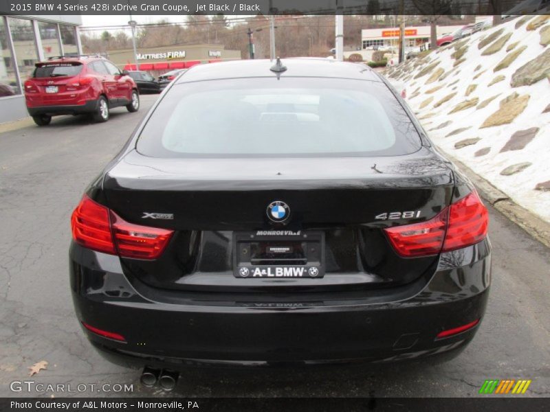 Jet Black / Black 2015 BMW 4 Series 428i xDrive Gran Coupe