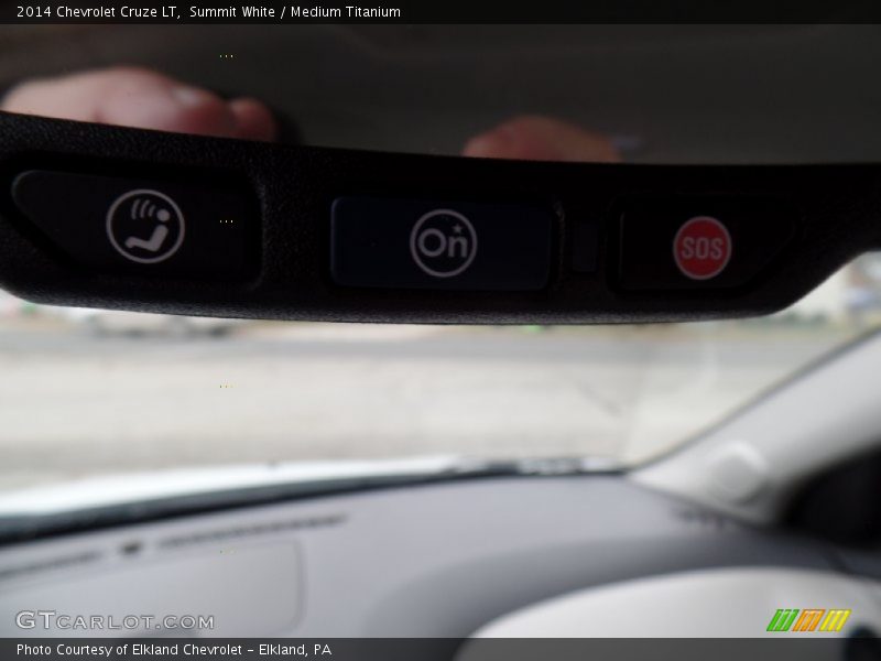 Summit White / Medium Titanium 2014 Chevrolet Cruze LT