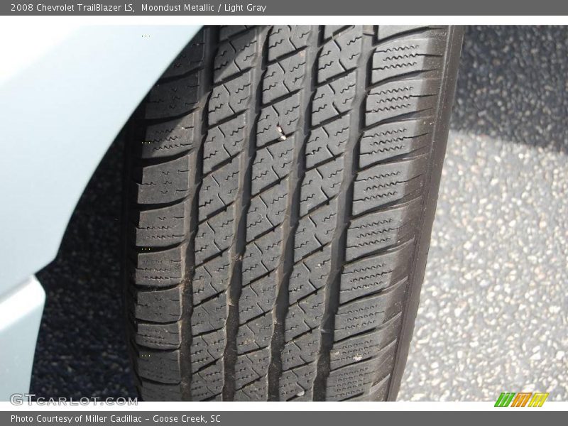 Moondust Metallic / Light Gray 2008 Chevrolet TrailBlazer LS