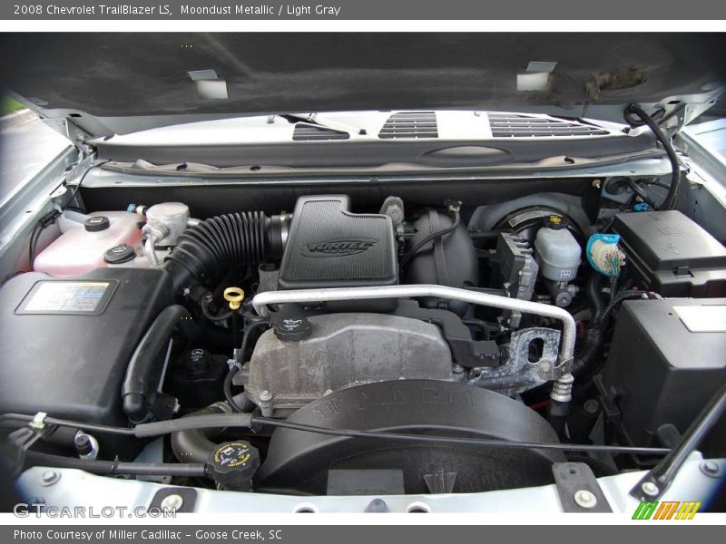 Moondust Metallic / Light Gray 2008 Chevrolet TrailBlazer LS