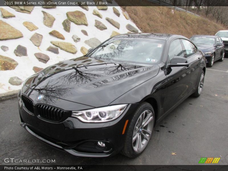 Jet Black / Black 2015 BMW 4 Series 428i xDrive Gran Coupe