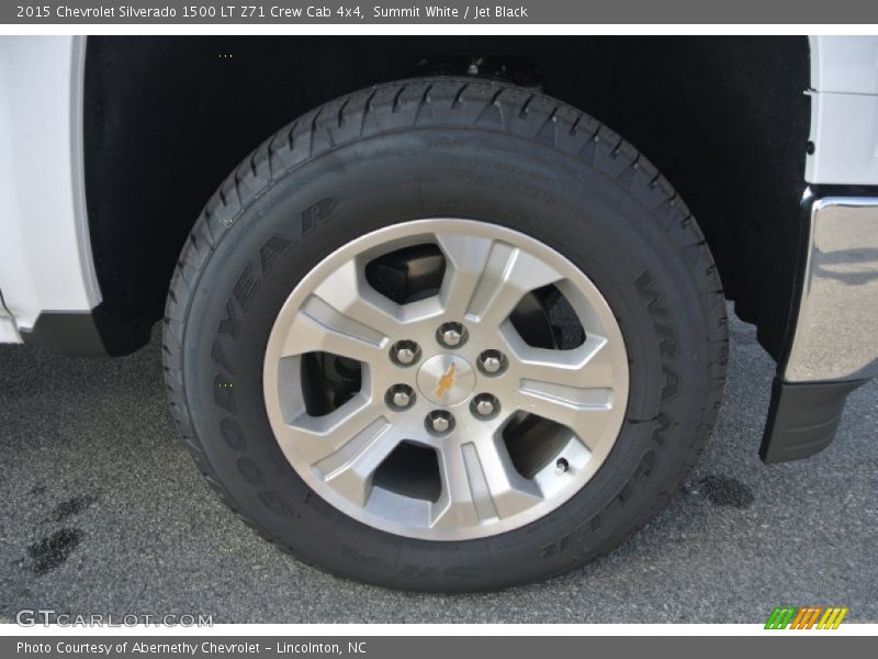 Summit White / Jet Black 2015 Chevrolet Silverado 1500 LT Z71 Crew Cab 4x4