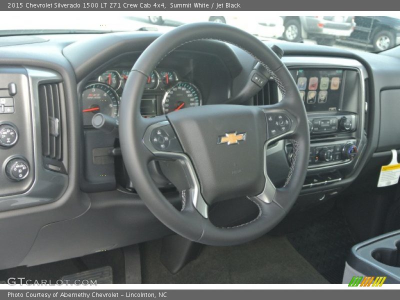 Summit White / Jet Black 2015 Chevrolet Silverado 1500 LT Z71 Crew Cab 4x4