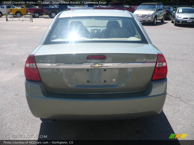 Silver Green Metallic / Cashmere Beige 2006 Chevrolet Malibu LT Sedan