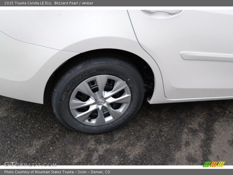 Blizzard Pearl / Amber 2015 Toyota Corolla LE Eco