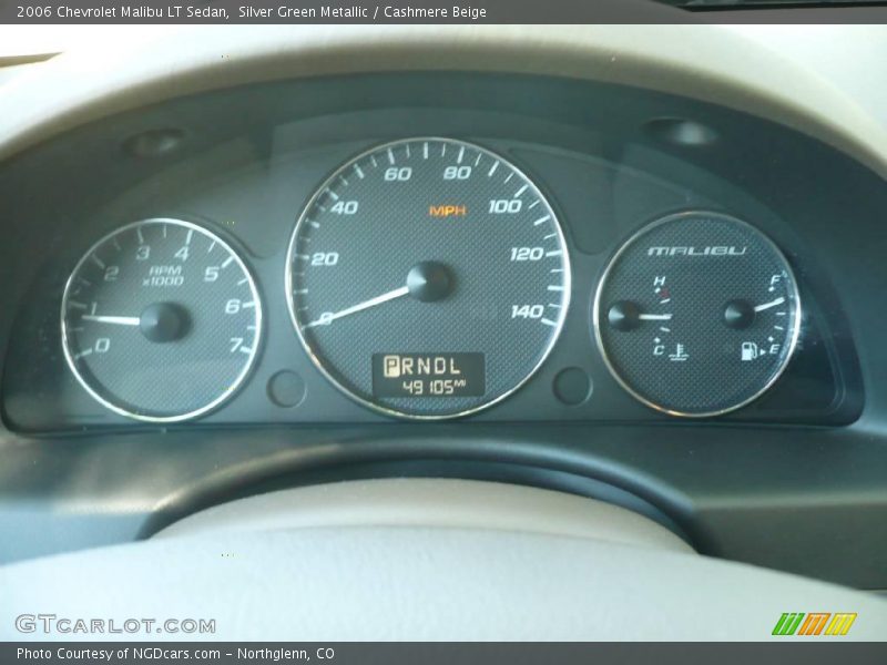 Silver Green Metallic / Cashmere Beige 2006 Chevrolet Malibu LT Sedan