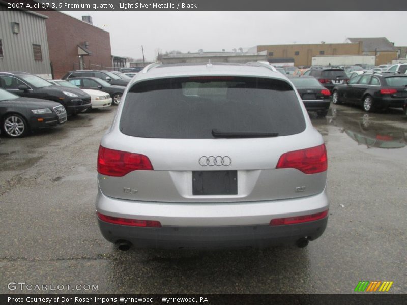 Light Silver Metallic / Black 2007 Audi Q7 3.6 Premium quattro
