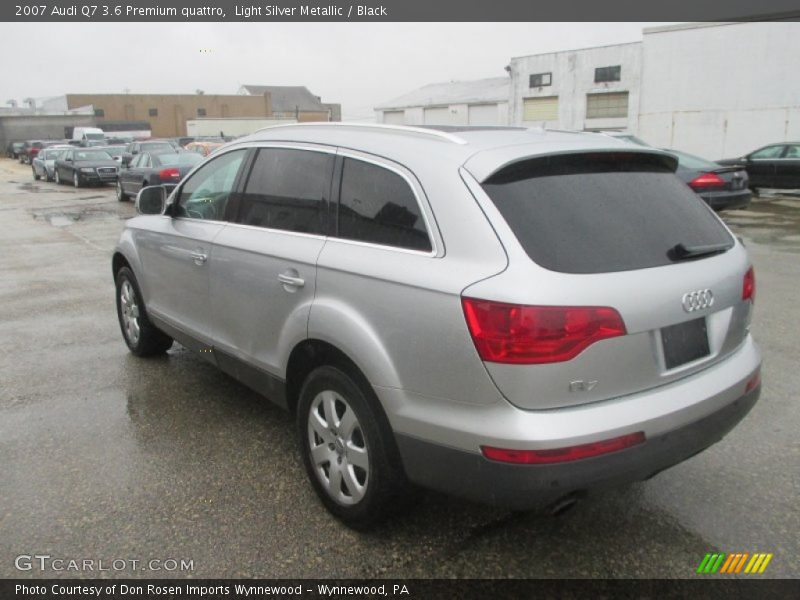 Light Silver Metallic / Black 2007 Audi Q7 3.6 Premium quattro