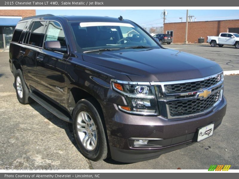 Sable Metallic / Jet Black 2015 Chevrolet Tahoe LT 4WD