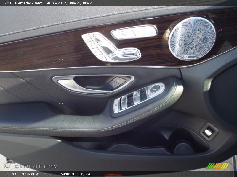 Black / Black 2015 Mercedes-Benz C 400 4Matic