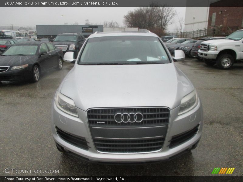 Light Silver Metallic / Black 2007 Audi Q7 3.6 Premium quattro