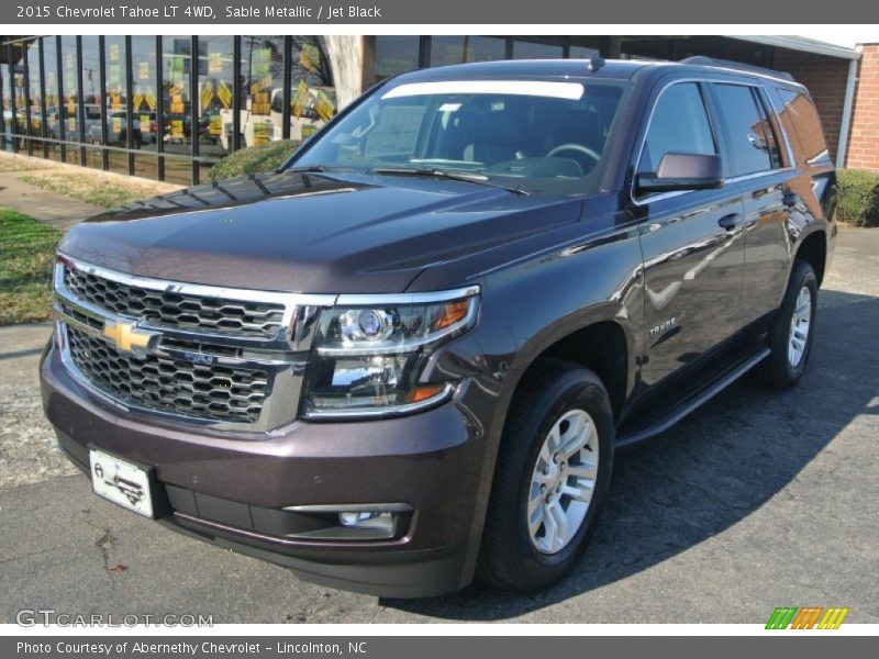 Sable Metallic / Jet Black 2015 Chevrolet Tahoe LT 4WD