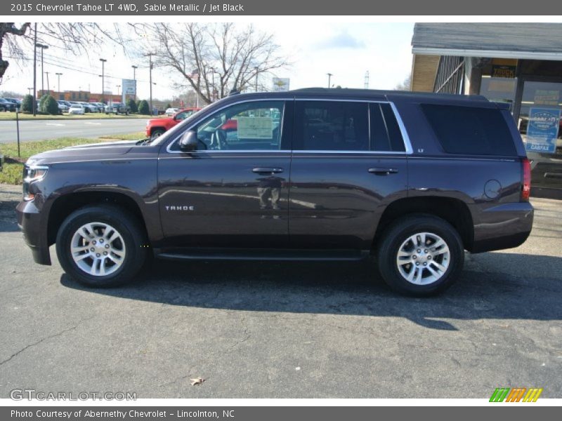 Sable Metallic / Jet Black 2015 Chevrolet Tahoe LT 4WD