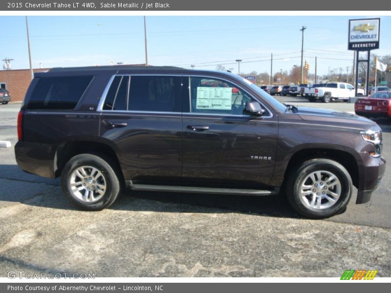 Sable Metallic / Jet Black 2015 Chevrolet Tahoe LT 4WD