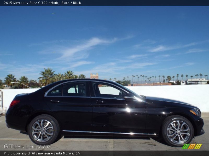 Black / Black 2015 Mercedes-Benz C 300 4Matic