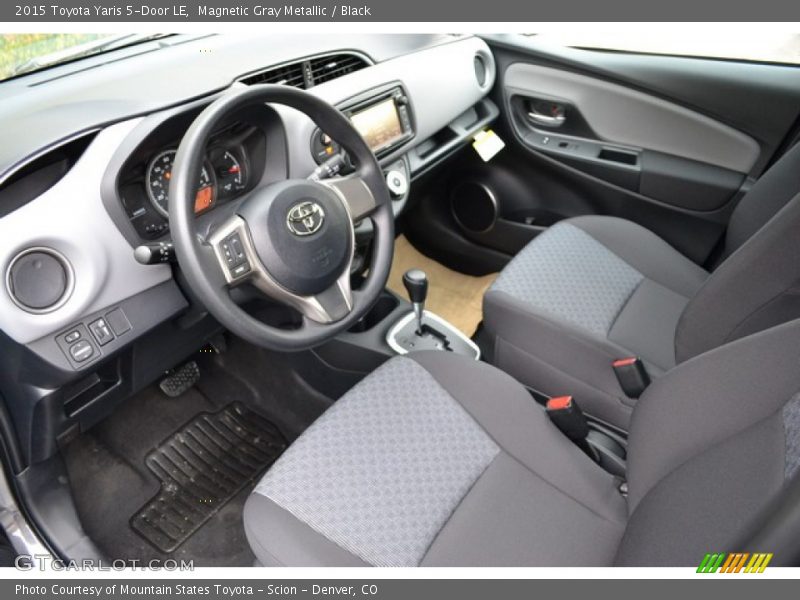 Black Interior - 2015 Yaris 5-Door LE 