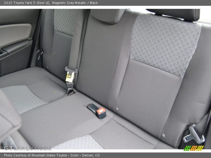 Rear Seat of 2015 Yaris 5-Door LE