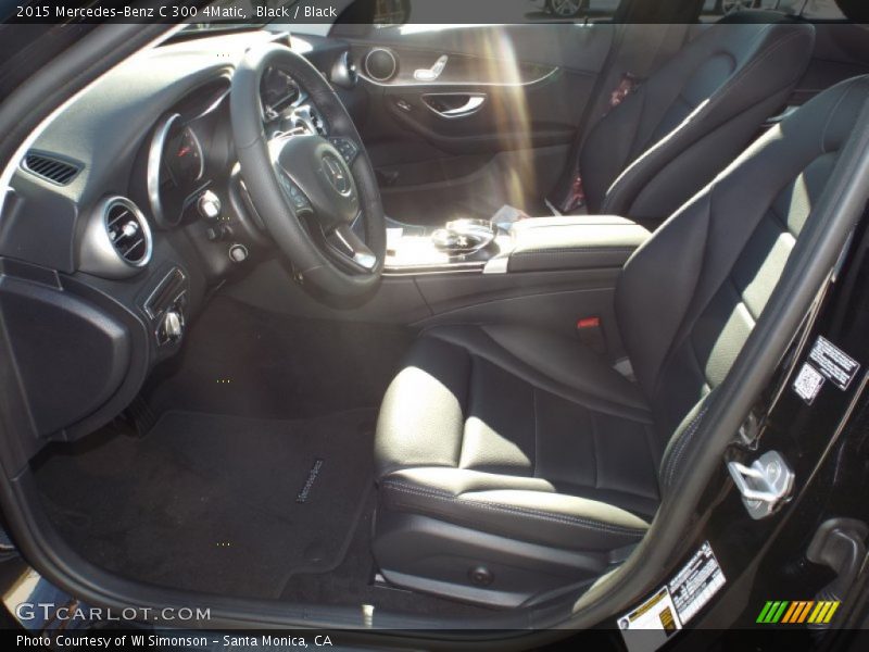 Black / Black 2015 Mercedes-Benz C 300 4Matic