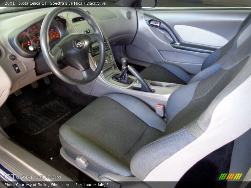 Black/Silver Interior - 2001 Celica GT 