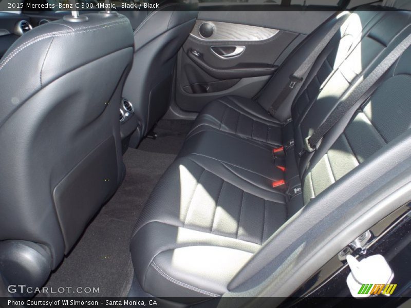 Black / Black 2015 Mercedes-Benz C 300 4Matic