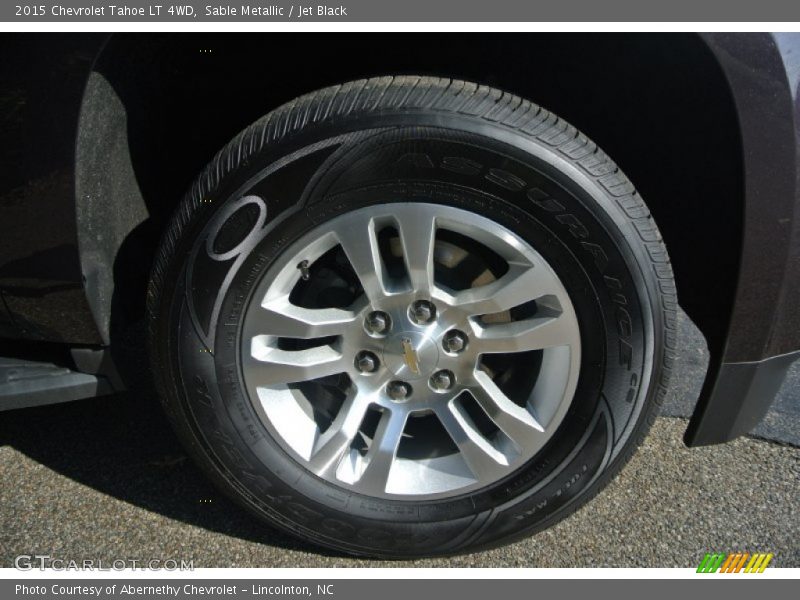 Sable Metallic / Jet Black 2015 Chevrolet Tahoe LT 4WD