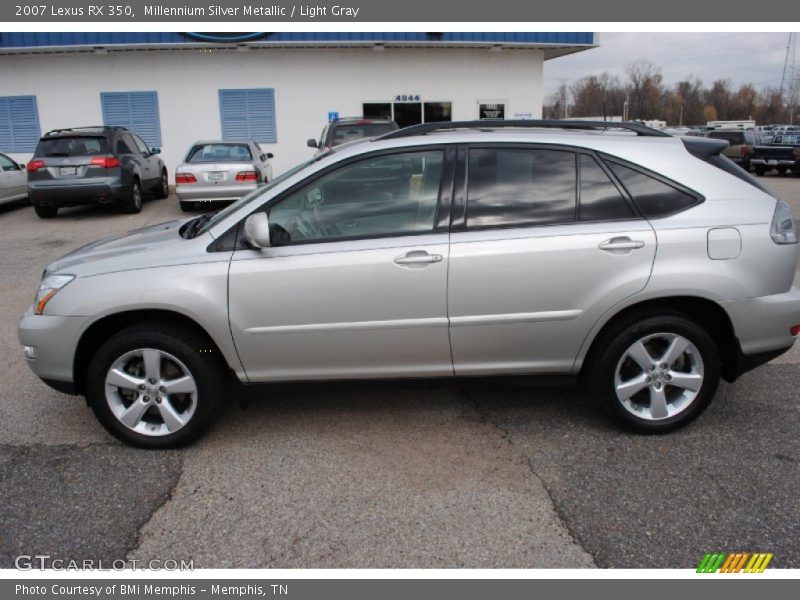 Millennium Silver Metallic / Light Gray 2007 Lexus RX 350