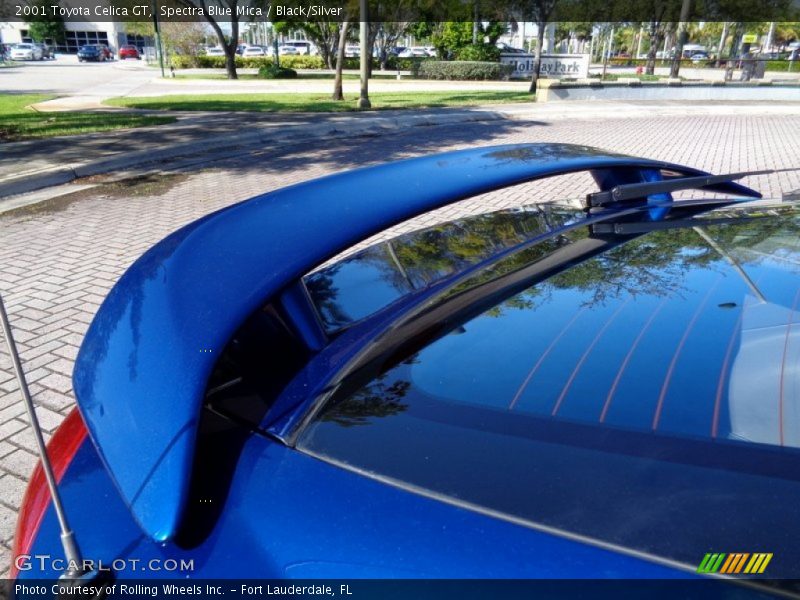 Spectra Blue Mica / Black/Silver 2001 Toyota Celica GT