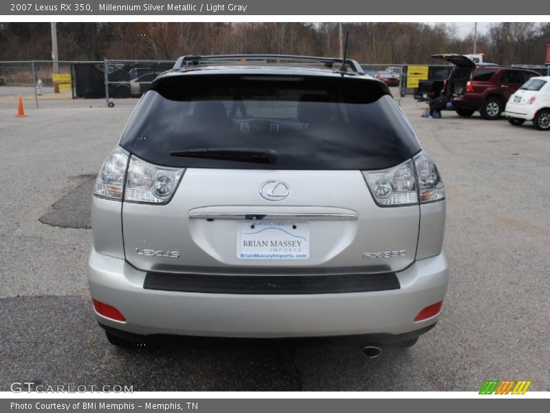 Millennium Silver Metallic / Light Gray 2007 Lexus RX 350