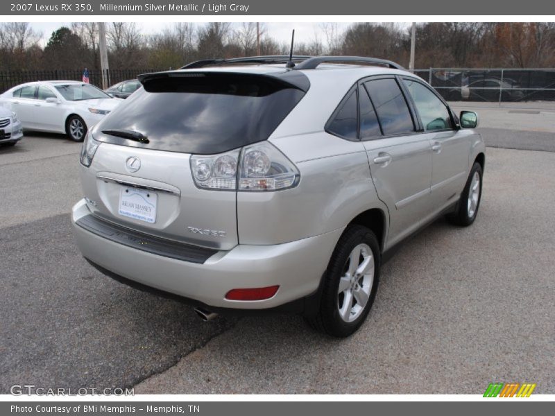 Millennium Silver Metallic / Light Gray 2007 Lexus RX 350