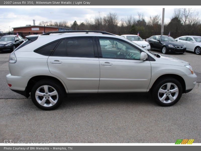 Millennium Silver Metallic / Light Gray 2007 Lexus RX 350
