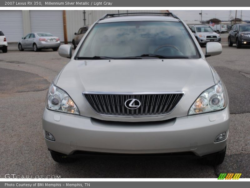 Millennium Silver Metallic / Light Gray 2007 Lexus RX 350