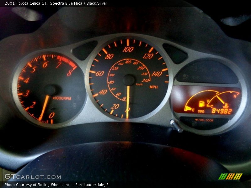  2001 Celica GT GT Gauges