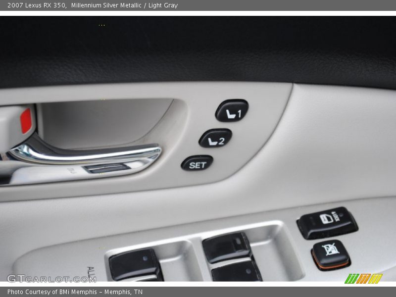 Millennium Silver Metallic / Light Gray 2007 Lexus RX 350