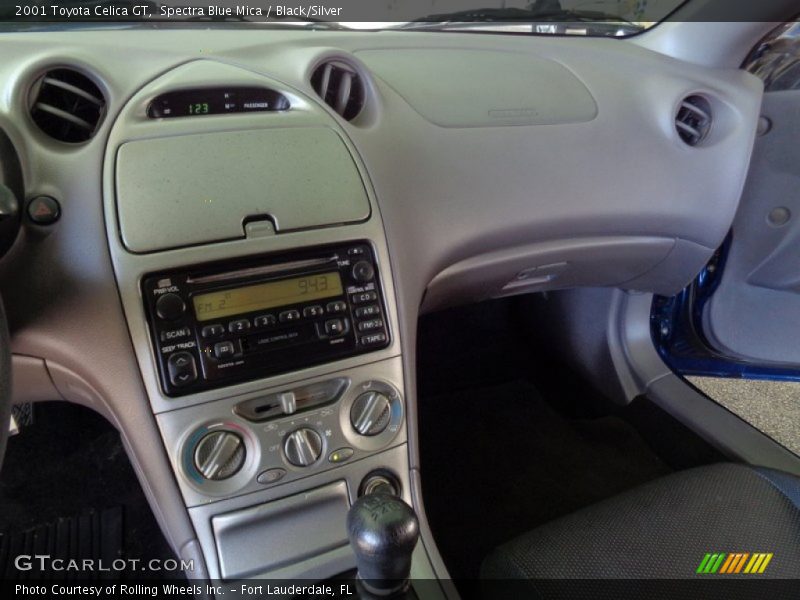 Spectra Blue Mica / Black/Silver 2001 Toyota Celica GT