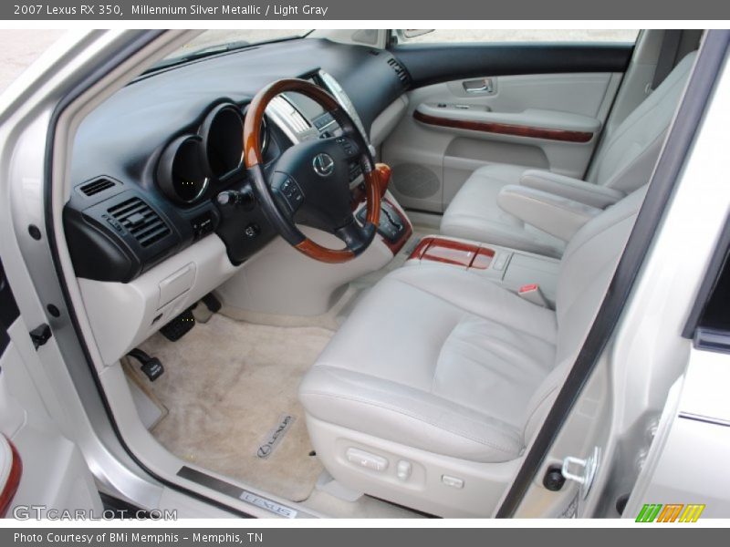 Millennium Silver Metallic / Light Gray 2007 Lexus RX 350
