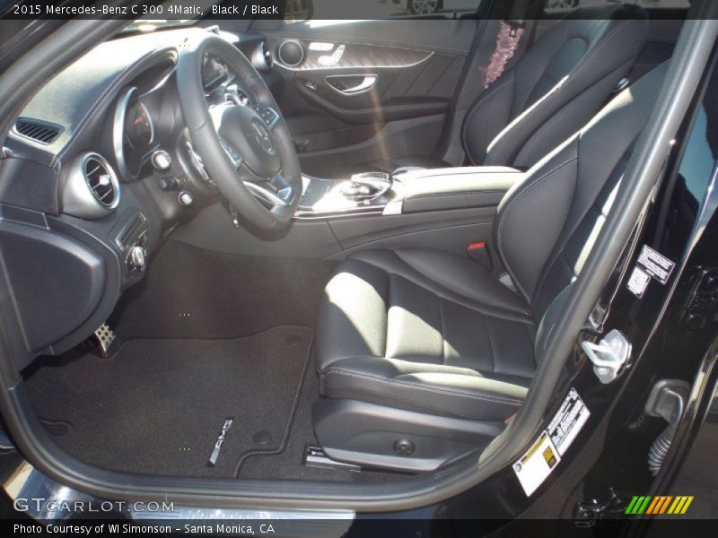 Black / Black 2015 Mercedes-Benz C 300 4Matic