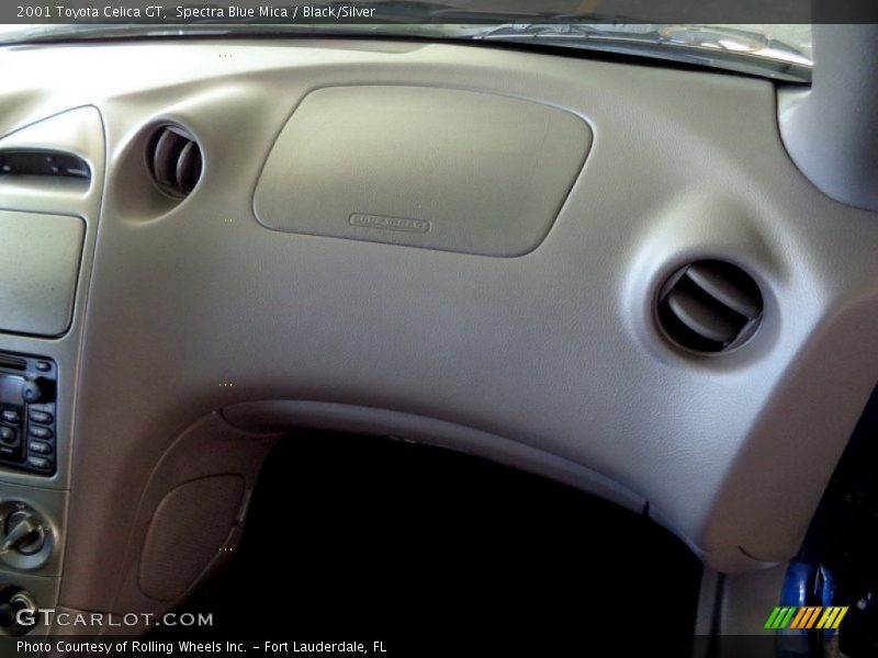Spectra Blue Mica / Black/Silver 2001 Toyota Celica GT