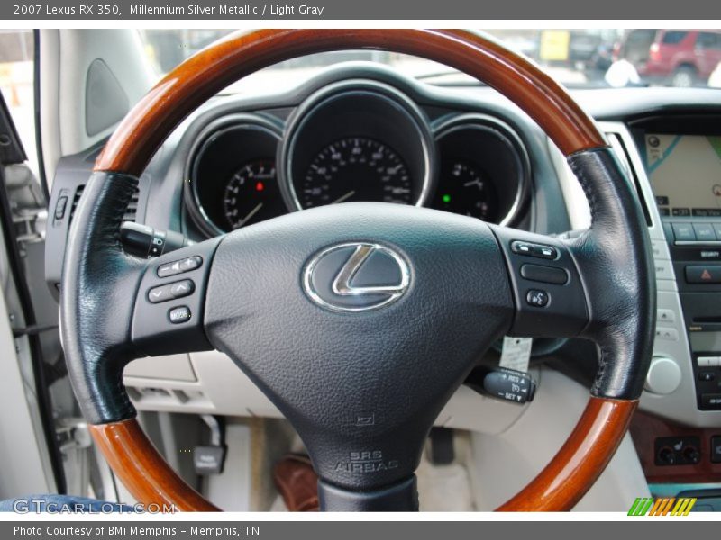 Millennium Silver Metallic / Light Gray 2007 Lexus RX 350