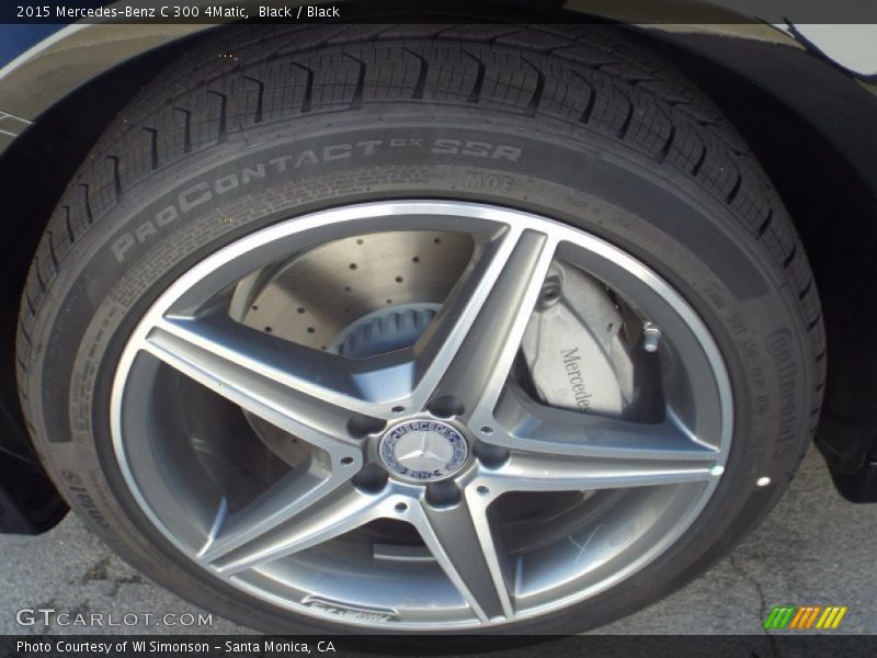 Black / Black 2015 Mercedes-Benz C 300 4Matic