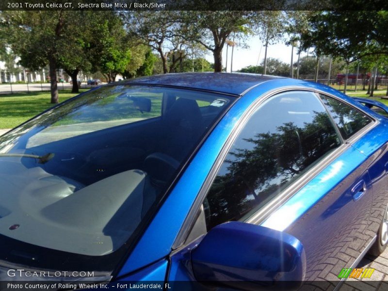 Spectra Blue Mica / Black/Silver 2001 Toyota Celica GT
