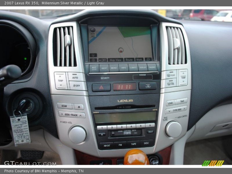 Millennium Silver Metallic / Light Gray 2007 Lexus RX 350