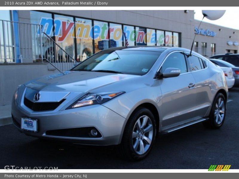 Palladium Metallic / Ebony 2010 Acura ZDX AWD Advance