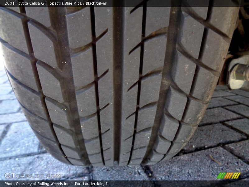 Spectra Blue Mica / Black/Silver 2001 Toyota Celica GT