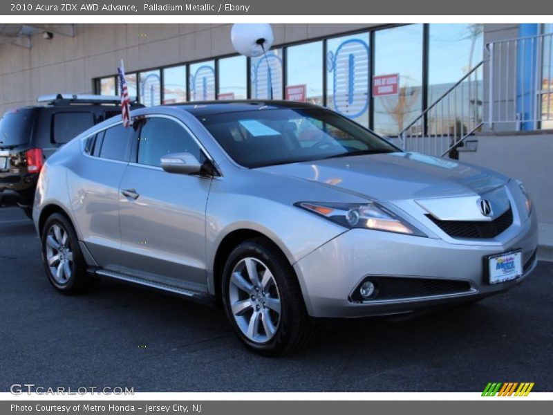 Palladium Metallic / Ebony 2010 Acura ZDX AWD Advance
