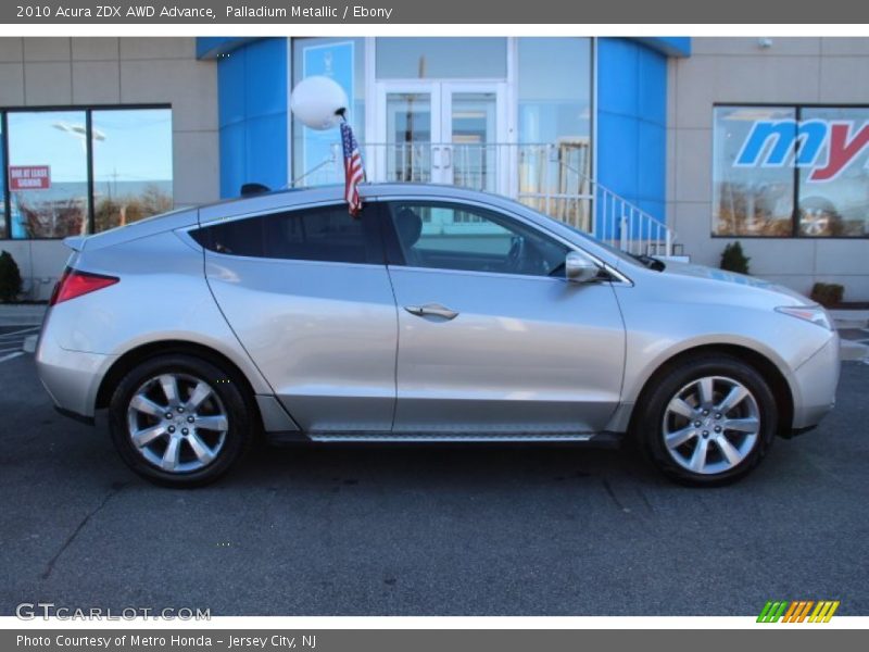 Palladium Metallic / Ebony 2010 Acura ZDX AWD Advance